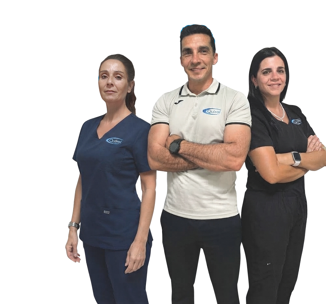 profesionales de fisioterapia, de estética y de psicología